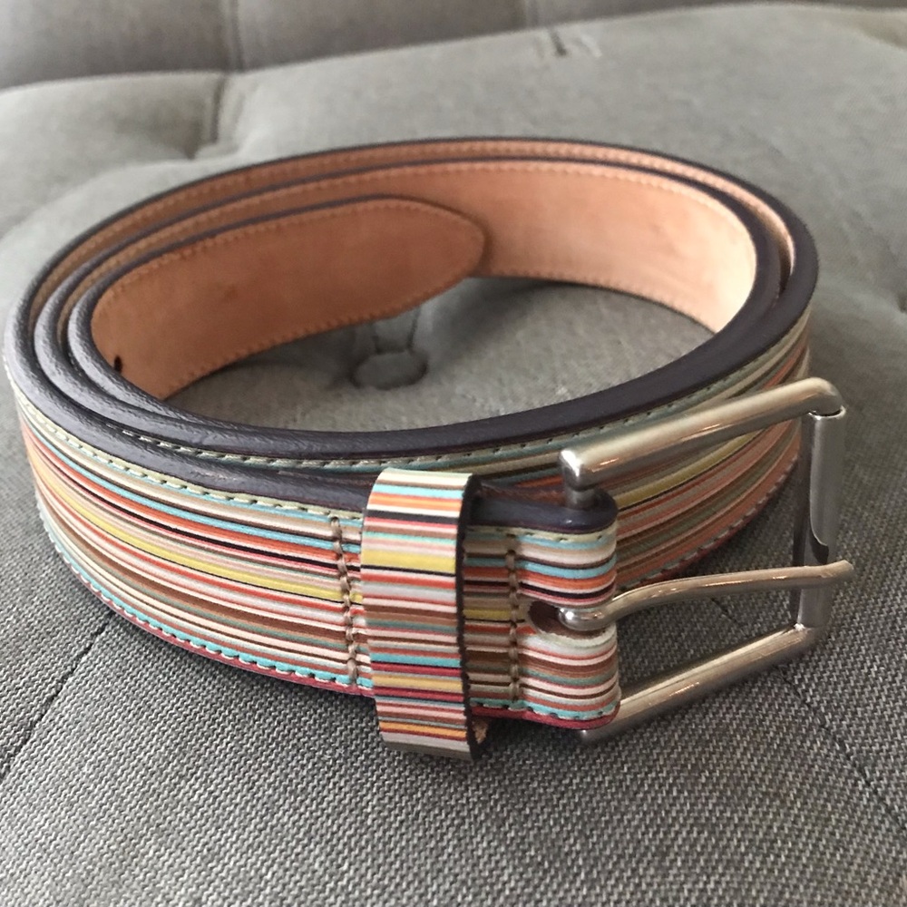 paul smith belt genuine calf leather